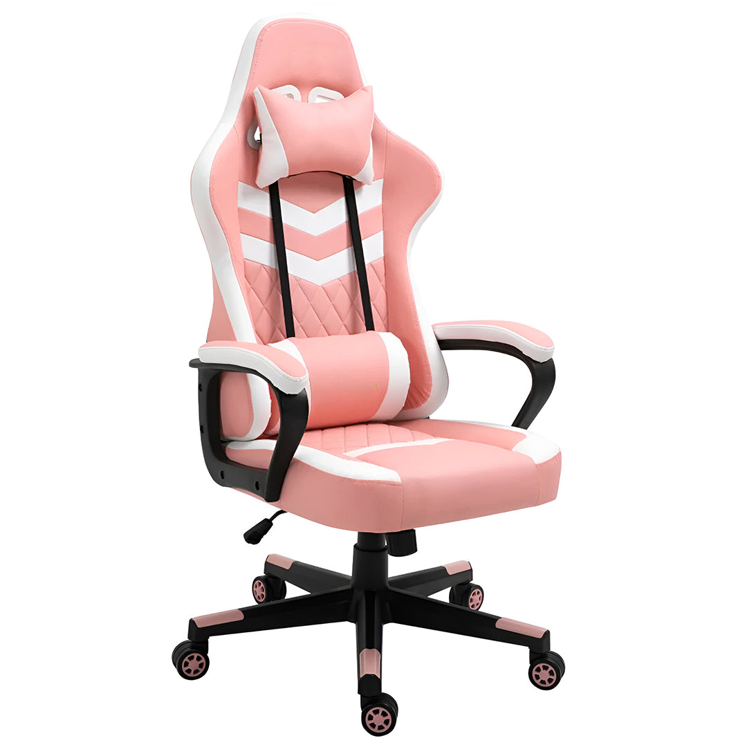 Ergonomic Pink Gaming Chair | Homely Heven