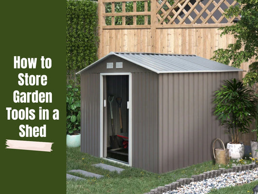 How to Store Garden Tools in a Shed