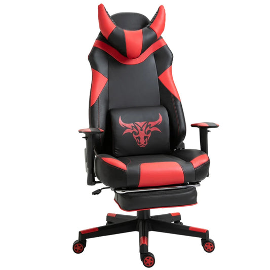 Reclining Gaming Chair with Footrest | Homely Heven