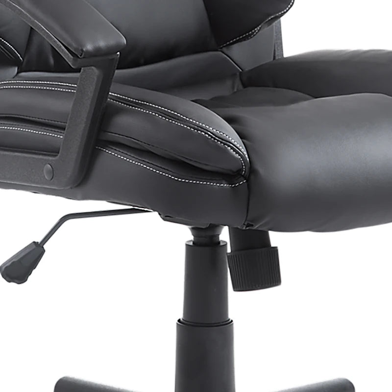 Homely Heven PU Leather Executive Office Chair Black