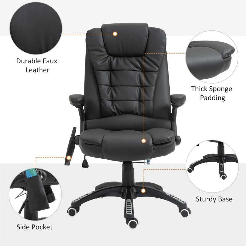 Homely Heven Executive Office Chair with Massage and Heat