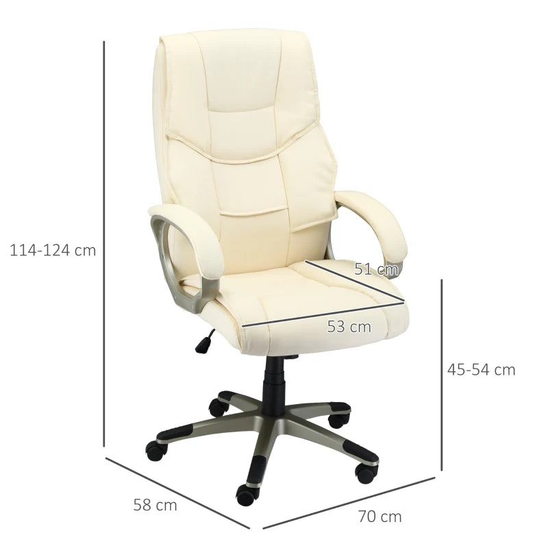 High Back Leather Office Chairs | Height Adjustable