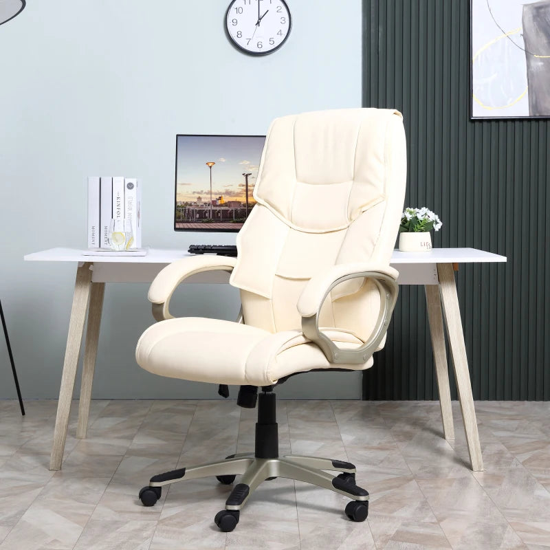 High Back Leather Office Chairs | Height Adjustable