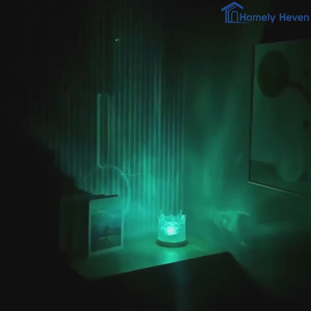 LED Crystal Water Ripple Lamp | Perfect Night Light Gift